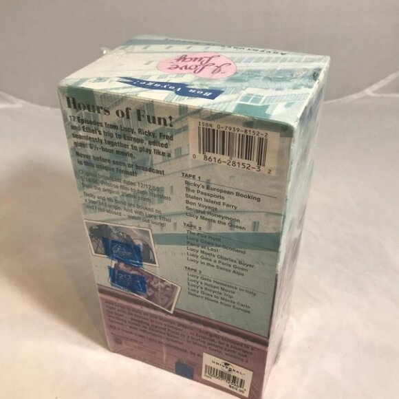 I Love Lucy Adventures in Europe (3 VHS tapes) New sealed collectors - Picture 2 of 11